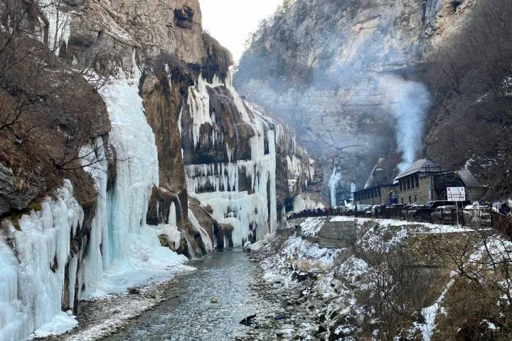 Чегемские водопады миниатюра 6